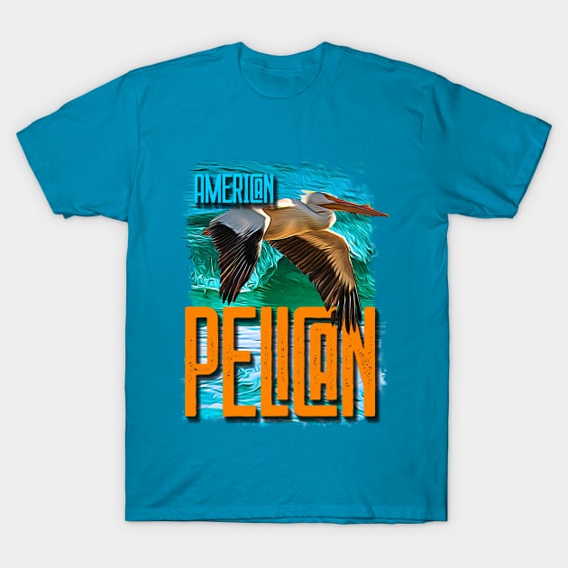 American Pelican T-Shirt by Ripples of Time